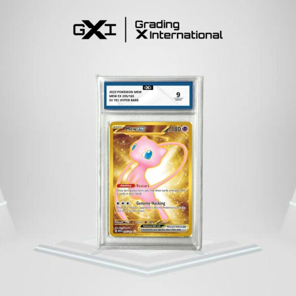 2023 POKEMON MEW MEW EX 205/165 SV 151 HYPER RARE - GXI GRADING